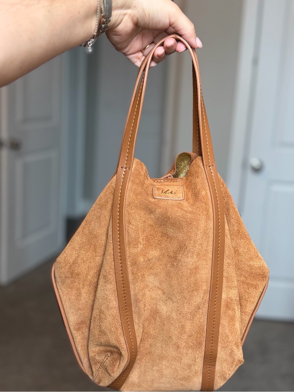 Casual Suede Bag - Picture 3 of 8